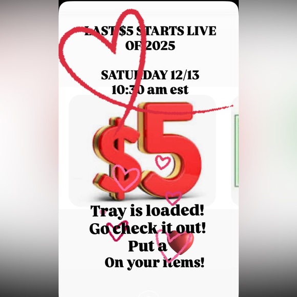 LIVE SATURDAY 12/13 at 10:30am est | 7:30am pct | Throw on a ♥️ To BE NOTIFIED - Picture 6 of 6